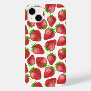 Erdbeeren-Aquarellmuster Case-Mate iPhone 14 Plus Hülle