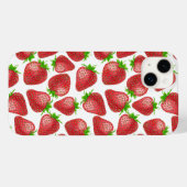 Erdbeeren-Aquarellmuster Case-Mate iPhone Hülle (Rückseite (Horizontal))