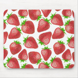 Erdbeeren-Aquarellmuster Mousepad