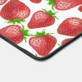 Erdbeeren-Aquarellmuster Schreibtischunterlage (Ecke)