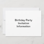 Erdbeeren auf rosa und weiße Streifen Einladung (Rückseite)