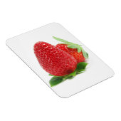 Erdbeeren auf weiß magnet (Rechte Seite)