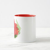 Erdbeeren auf weiß tasse (Zentrum)