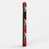 Erdbeeren auf weißem Grundmuster Case-Mate iPhone Hülle (Hinten/Rechts)