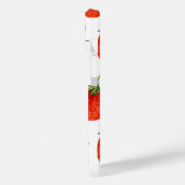 Erdbeeren auf weißem iPhone-Fall Case-Mate iPhone Hülle (Rückseite / Links)