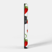 Erdbeeren auf weißem iPhone-Fall iPhone Hülle (Rechte Seite)
