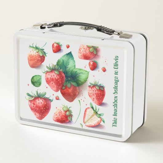 Erdbeeren aus Lunchbox (Rückseite)