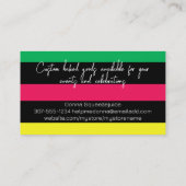 Erdbeeren aus Zitrusfrüchten Backbäckerei Koch Koc Visitenkarte (Rückseite)