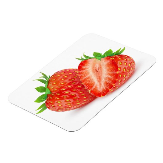 Erdbeeren ausschneiden magnet (Linke Seite)