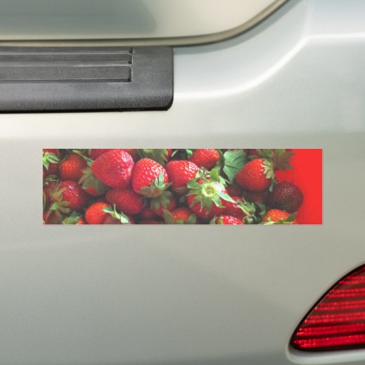 Erdbeeren Autoaufkleber (Auf Auto)