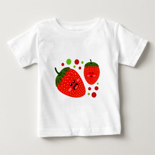 Erdbeeren Baby T-Shirt (Vorderseite)
