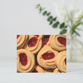 Erdbeeren-Backwaren Postkarte (Stehend Vorderseite)