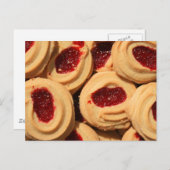 Erdbeeren-Backwaren Postkarte (Vorne/Hinten)