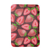 Erdbeeren Badematte (Vorderseite Vertikal)