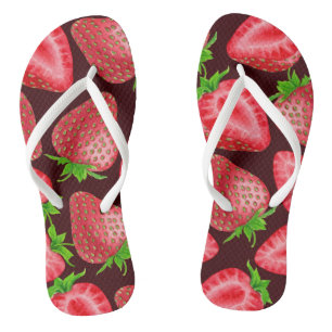 Erdbeeren Badesandalen