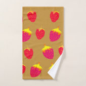 Erdbeeren Badezimmer Handtuch Set (Handtuch)