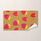 Erdbeeren Badezimmer Handtuch Set (Handtuch)
