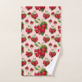 Erdbeeren Badhandtuch Set (Handtuch)