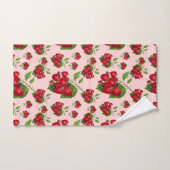 Erdbeeren Badhandtuch Set (Handtuch)