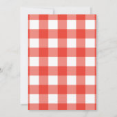 Erdbeeren & Bären Berry Erster 1. Geburtstag Foto Einladung (Rückseite)