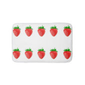 Erdbeeren Bath Mat Badematte (Vorderseite)