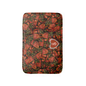 Erdbeeren Bath Mat Badematte (Vorderseite Vertikal)