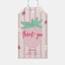 Erdbeeren-Beeren-Geschenkanhänger für die erste Pa Geschenkanhänger