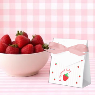 Erdbeeren Berry Sweet Baby Shower Geschenkschachtel