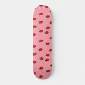 Erdbeeren - besonders angefertigt skateboard (Vorne)