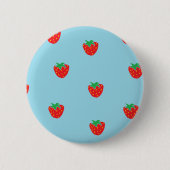 Erdbeeren blau button (Vorderseite)