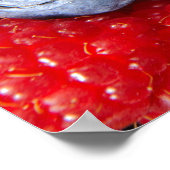 Erdbeeren Blaubeeren und Himbeeren Poster (Ecke)