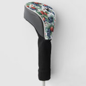 Erdbeeren Blaubeeren und Schmetterlinge Golf Headcover (angewinkelt)