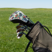 Erdbeeren Blaubeeren und Schmetterlinge Golf Headcover (In SItu)