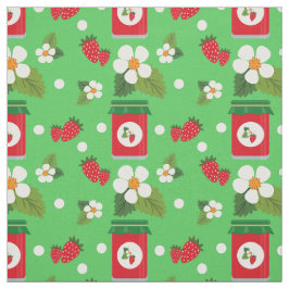 Erdbeeren-Blume für den Fruchtdruck Stoff