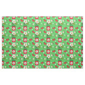 Erdbeeren-Blume für den Fruchtdruck Stoff (Fat Quarter (45,7 x 55,9 cm))