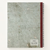 Erdbeeren, Blume und Obst Personalisierter Trauben Notizblock (Rückseite)