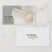 Erdbeeren-Blume Visitenkarte (Vorne/Hinten)