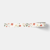 Erdbeeren Blumen Geburtstag Ripsband (Vorderseite)