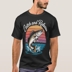 Erdbeeren-Boba-Fisch T-Shirt