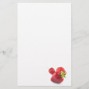 Erdbeeren Briefpapier