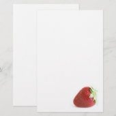 Erdbeeren Briefpapier (Vorne/Hinten)