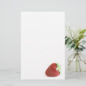 Erdbeeren Briefpapier (Stehend Vorderseite)