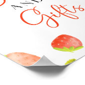 Erdbeeren Bücher und Geschenke Berry Sweet Baby Sh Poster (Ecke)