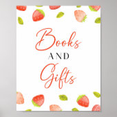 Erdbeeren Bücher und Geschenke Berry Sweet Baby Sh Poster (Vorne)