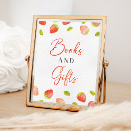 Erdbeeren Bücher und Geschenke Berry Sweet Baby Sh Poster