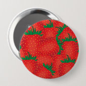 Erdbeeren Button (Vorne & Hinten)