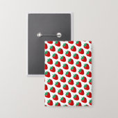 Erdbeeren Button (Vorderseite/Rückseite)