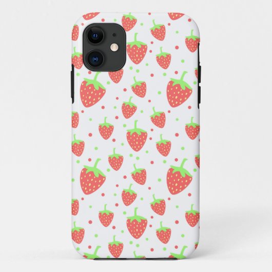 Erdbeeren Case-Mate iPhone Hülle (Rückseite)