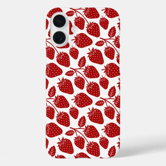 Erdbeeren Case-Mate iPhone Hülle (Rückseite)