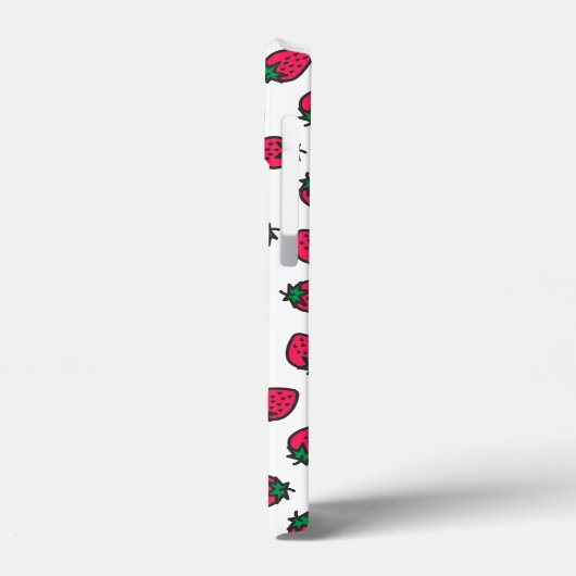 Erdbeeren Case-Mate iPhone Hülle (Rückseite / Links)